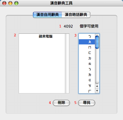 Hanin User Dictionary